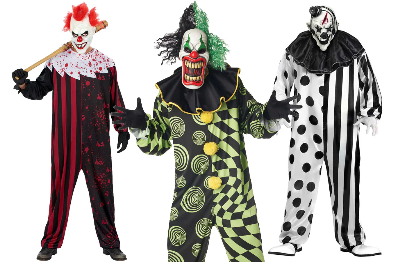 scary clown costumes